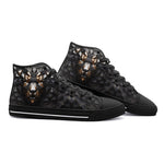 High-Top Canvas Shoes 3D Lion Geometric Polygons