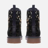 Leather Boots 3D Lion Geometric Polygons