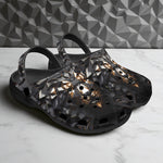 Classic Clogs 3D Lion Geometric Polygons