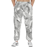 Men's Sweatpants Shine Chrome Polygonal Shapes