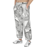 Men's Sweatpants Shine Chrome Polygonal Shapes