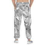 Men's Sweatpants Shine Chrome Polygonal Shapes