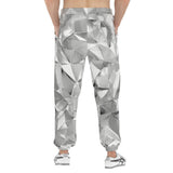 Men's Sweatpants Shine Chrome Polygonal Shapes