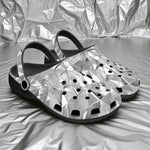 Classic Clogs Shine Chrome Polygonal Shapes