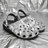 Classic Clogs Shine Chrome Polygonal Shapes