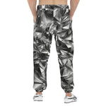 Men's Sweatpants Silver Triangular Shapes