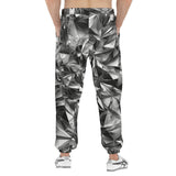 Men's Sweatpants Silver Triangular Shapes