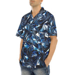 Hawaiian Shirt Blue Crystals Art