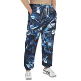 Men's Sweatpants Blue Crystals Art