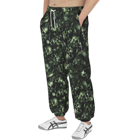 Men's Sweatpants Camo Skulls Motifs