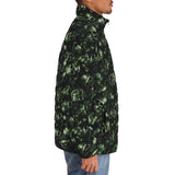 Down-Padded Puffer Jacket Camo Skulls Motifs