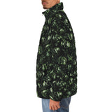 Down-Padded Puffer Jacket Camo Skulls Motifs