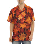 Hawaiian Shirt Autumn Maple Leaves