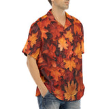 Hawaiian Shirt Autumn Maple Leaves