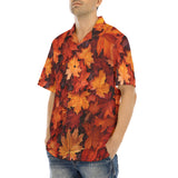 Hawaiian Shirt Autumn Maple Leaves