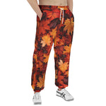 Men's Sweatpants Autumn Maple Leaves
