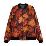 Bomber Jacket Autumn Maple Leaves