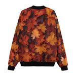 Bomber Jacket Autumn Maple Leaves