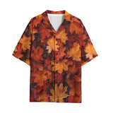 Hawaiian Shirt Autumn Maple Leaves