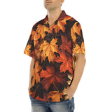 Hawaiian Shirt Autumn Maple Leaves