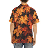 Hawaiian Shirt Autumn Maple Leaves