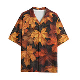 Hawaiian Shirt Autumn Maple Leaves