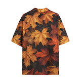 Hawaiian Shirt Autumn Maple Leaves