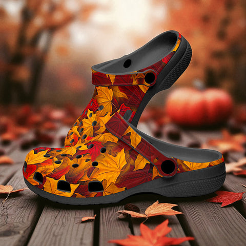Classic Clogs Autumn Maple Leaves
