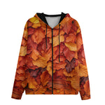 Men's Zip Up Hoodie Autumn Leaves