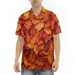 Men's Polo Shirt Autumn Leaves