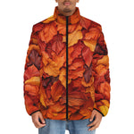 Down-Padded Puffer Jacket Autumn Leaves