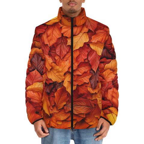 Down-Padded Puffer Jacket Autumn Leaves