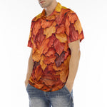 Men's Polo Shirt Autumn Leaves