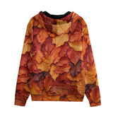 Men's Zip Up Hoodie Autumn Leaves