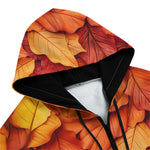 Men's Zip Up Hoodie Autumn Leaves