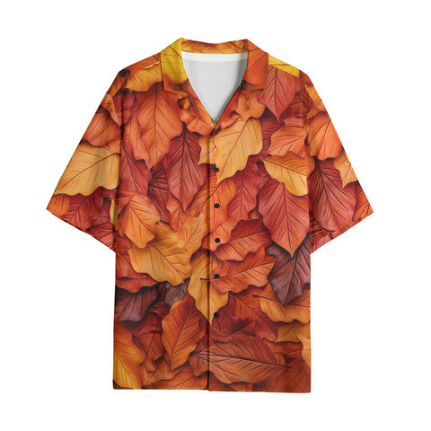 Hawaiian Shirt Autumn Leaves