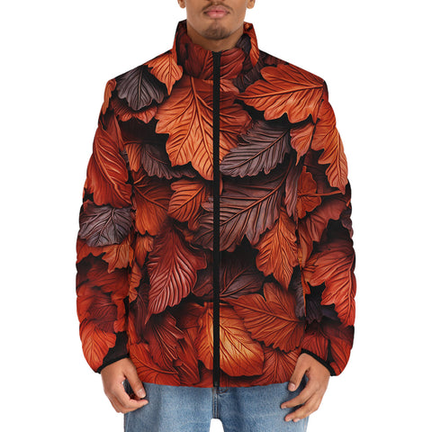 Down-Padded Puffer Jacket Autumn Leaves