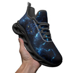 Sports Sneakers Cat in Blue Flame