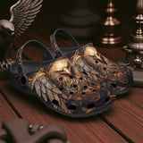 Classic Clogs Steampunk Stylized Eagle with Wings