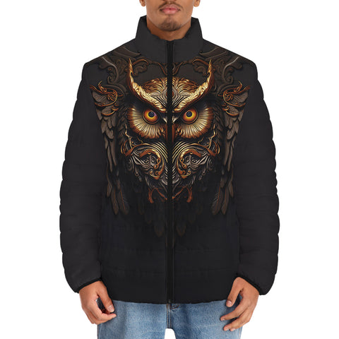 Down-Padded Puffer Jacket Fantasy Bronze Owl