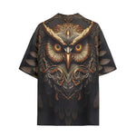 Hawaiian Shirt Fantasy Bronze Owl