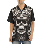 Hawaiian Shirt Aztec Skull