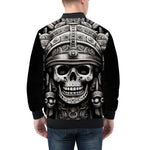 Bomber Jacket Aztec Skull