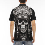 Men's Polo Shirt Aztec Skull