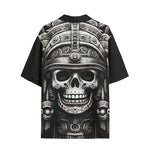 Hawaiian Shirt Aztec Skull