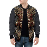 Bomber Jacket Ancient Aztec Art