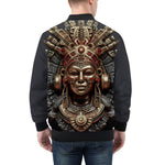 Bomber Jacket Ancient Aztec Art