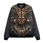 Bomber Jacket Ancient Aztec Art