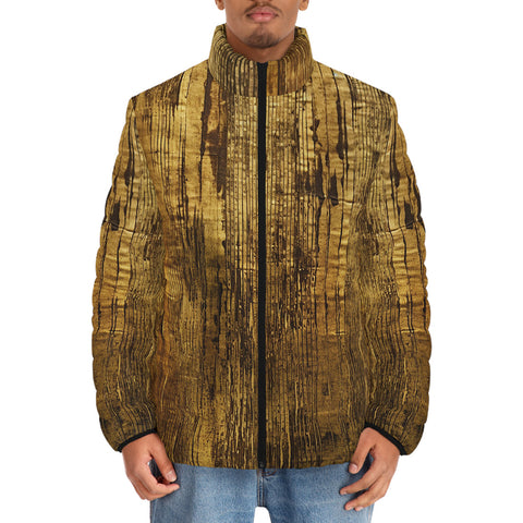 Down-Padded Puffer Jacket Antique Bronze Canvas