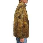 Down-Padded Puffer Jacket Antique Bronze Canvas